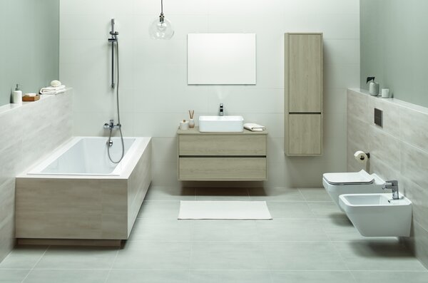 Chiuveta blat Cersanit Crea 50x35cm, alb, K114-001