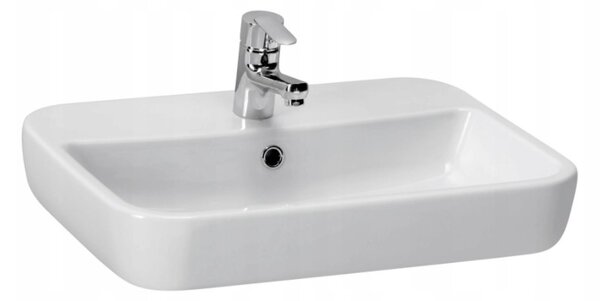 Cersanit Caspia Square Box, chiuveta blat 60 x 42 cm, alb, K11-0095