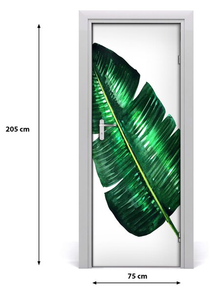 Autocolante pentru usi frunza de banana