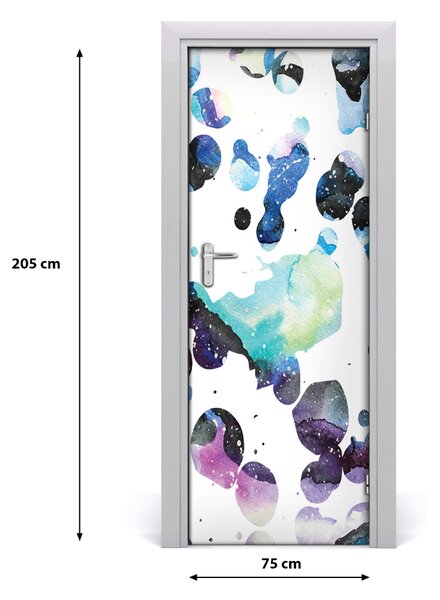 Autocolante pentru usi culoare Galaxy