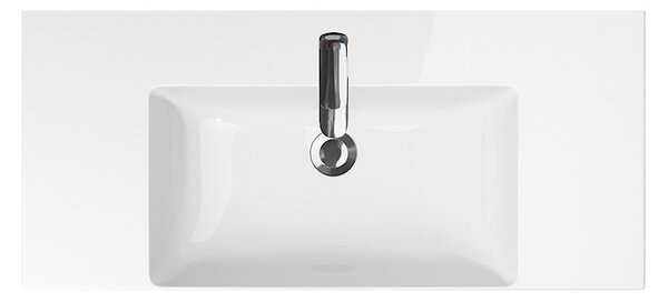 Cersanit Inverto, chiuveta mobila/blat cu preaplin 100,5x45,5 cm, alb, K671-007