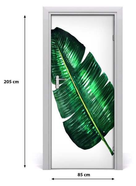 Autocolante pentru usi frunza de banana