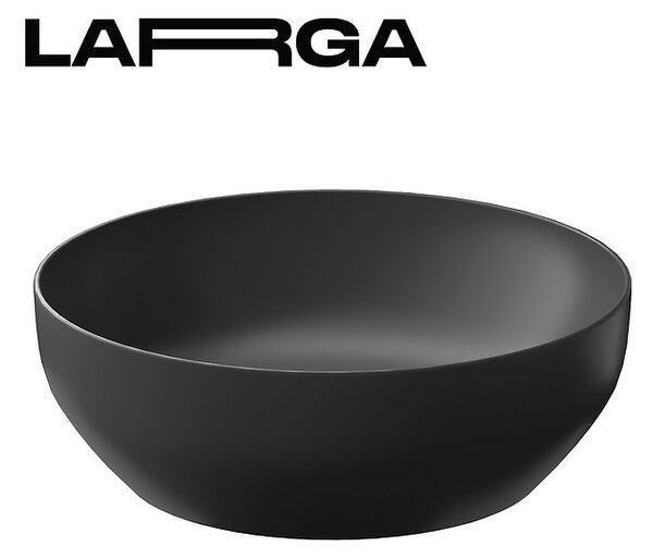 Cersanit Larga, chiuveta rotunda blat 40x40 cm, antracit mat, K677-019