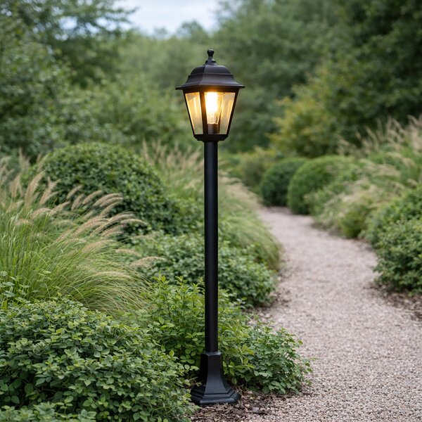 Lămpi clasice negre 122 cm IP44 - Capital