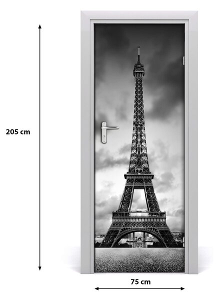 Autocolante pentru usi usa autoadeziv Turnul Eiffel