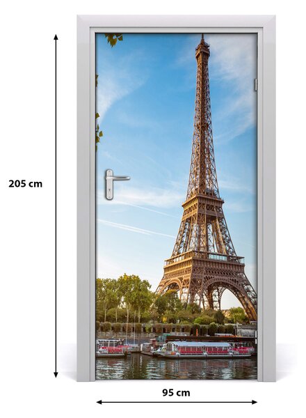 Autocolante pentru usi usa autoadeziv Turnul Eiffel