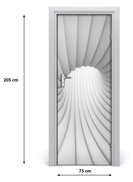 Autocolante pentru usi tunel Abstracție