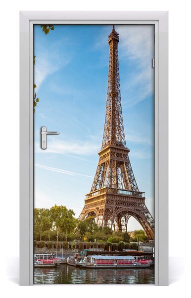 Autocolante pentru usi usa autoadeziv Turnul Eiffel