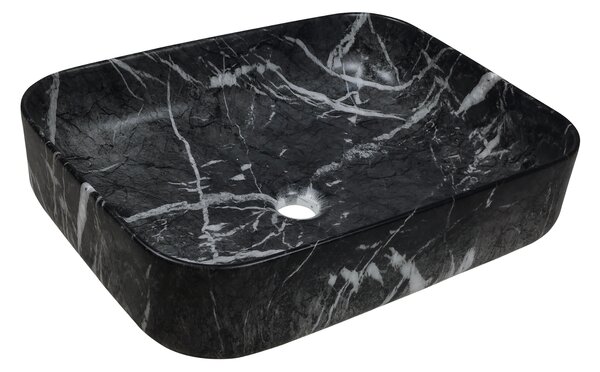 Invena Florina, chiuveta blat 510x400x130 mm, imitatie piatra, INV-CE-40-723-C