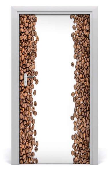 Autocolante pentru usi Boabe de cafea
