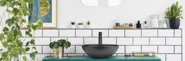 Invena Tinos, chiuveta blat ceramica 39,5x39,5x13,5 cm, negru mat, INV-CE-43-005-C