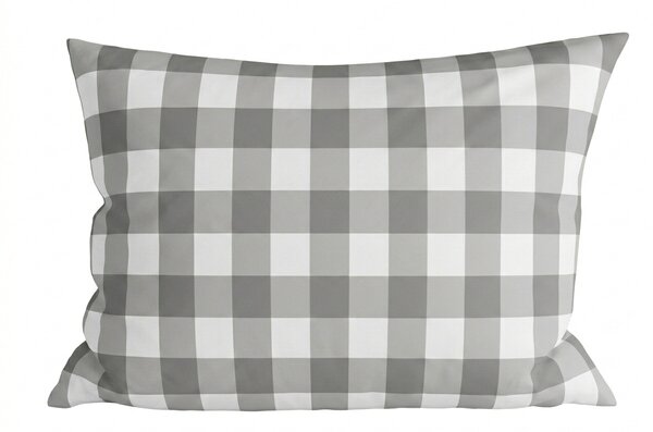 Husa de perna din microfibra COUNTRY CHECK 70x90 cm, verde-gri
