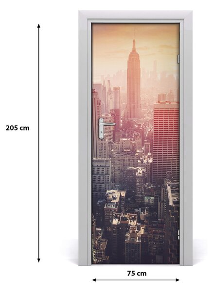 Autocolante pentru usi Autoadeziv New York, USA Panorama