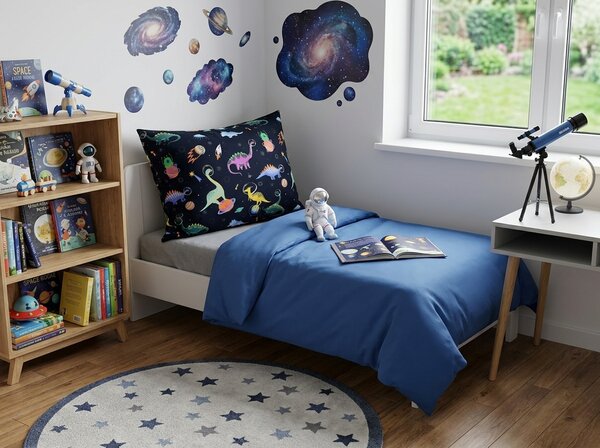 Fata de perna din microfibra DINO SPACE 50x70 cm, colorat