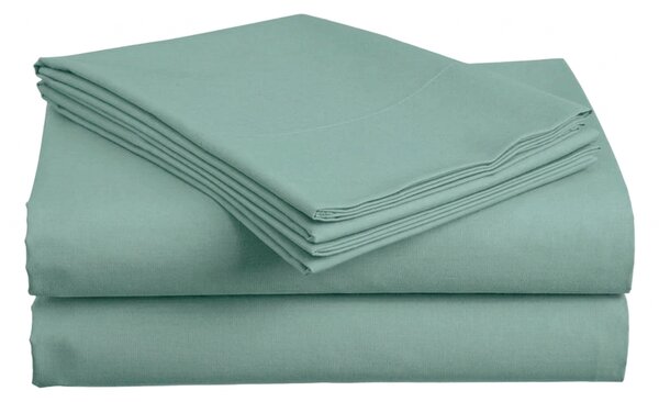 Cearsaf din bumbac 140x240 cm fistic, 100% bumbac