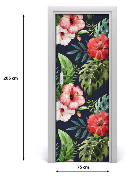 Autocolante pentru usi model Hawaii