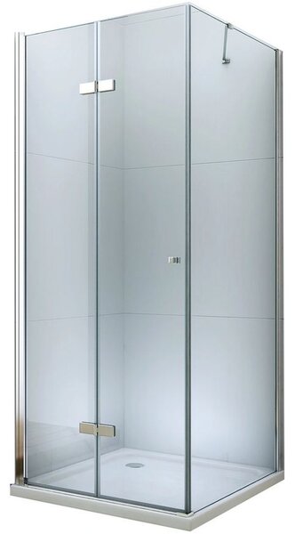 Mexen Lima, cabina de dus 70 (usa) x 50 (perete) cm, sticla transparenta 6mm, profil cromat, 856-070-050-01-00
