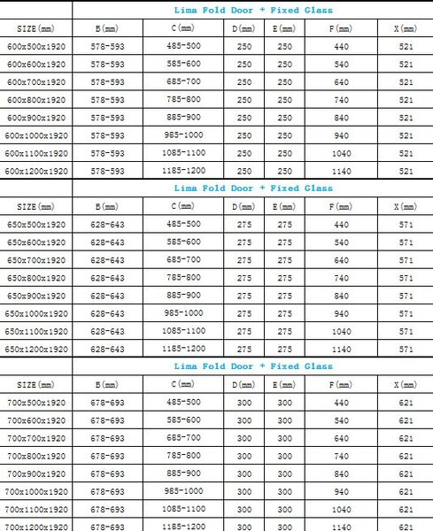 Mexen Lima, cabina de dus 70 (usa) x 50 (perete) cm, sticla transparenta 6mm, profil cromat, 856-070-050-01-00