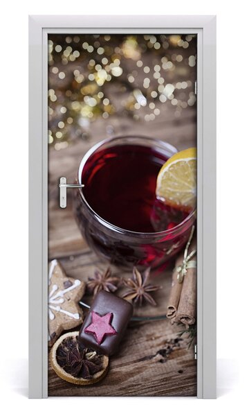 Autocolante pentru usi Vin fiert perete