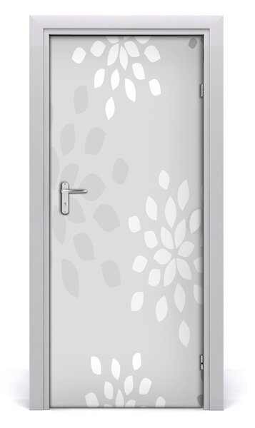Autocolante pentru usi model floral