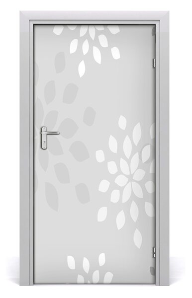 Autocolante pentru usi model floral