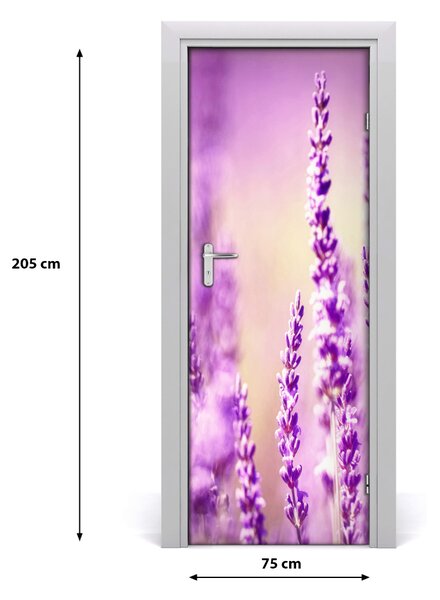 Autocolante pentru usi Lavanda ușă autoadeziv