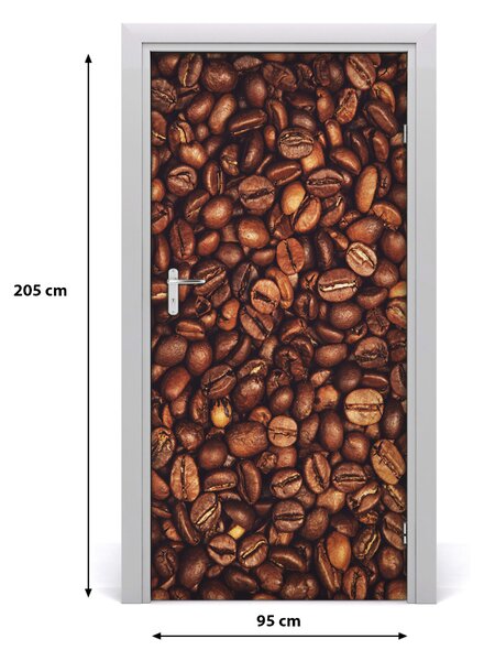 Autocolante pentru usi Boabe de cafea