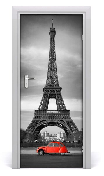 Autocolante pentru usi usa autoadeziv Turnul Eiffel