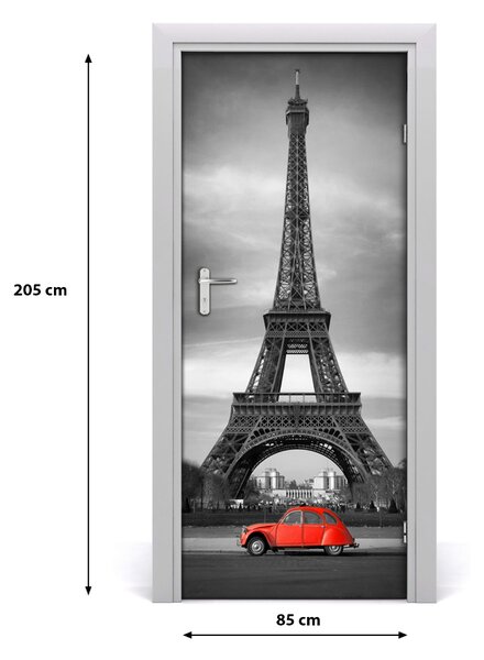 Autocolante pentru usi usa autoadeziv Turnul Eiffel