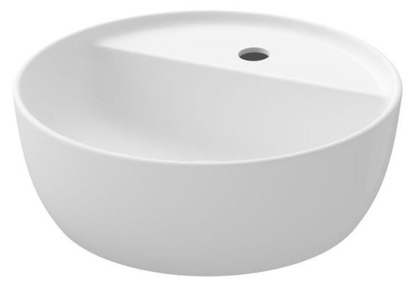 Cersanit Moduo, chiuveta rotunda pe blat 40x40x14 cm, alb lucios, K116-153