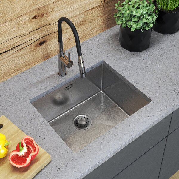 Gamma Gamma, chiuvetă din oțel inoxidabil cu 1 compartiment 540x440x210 mm, oțel, GMA-S5444-CH