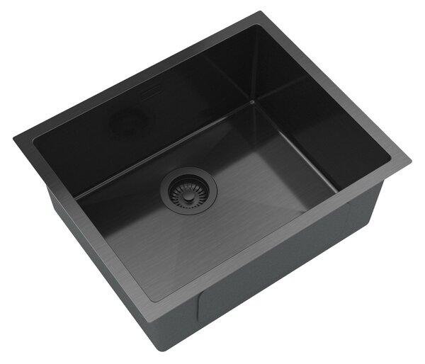 Gamma Gamma, chiuvetă din oțel inoxidabil cu 1 compartiment 540x440x210 mm, negru, GMA-S5444-BK