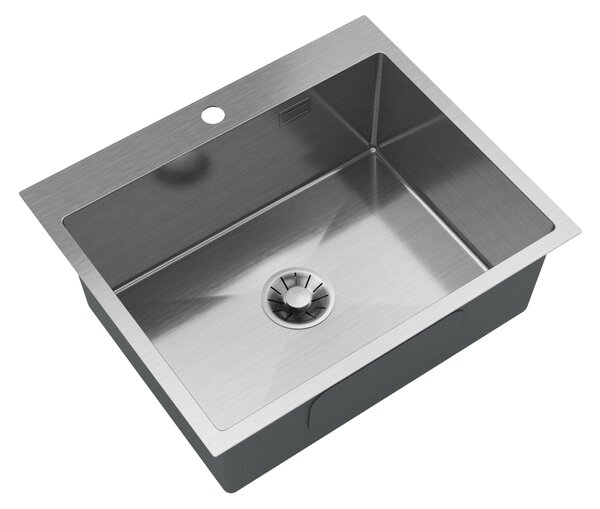 Gamma Gamma, chiuvetă din oțel cu 1 compartiment 600x500x210 mm, oțel periat, GMA-S6050-CH