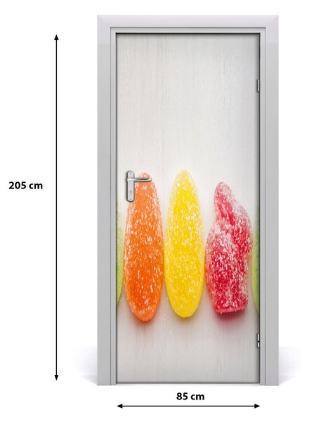 Autocolante pentru usi fasole jeleu colorate