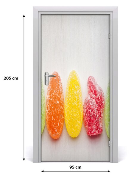 Autocolante pentru usi fasole jeleu colorate