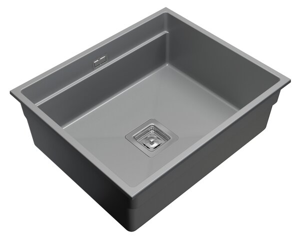 Gamma Decor 6050, chiuvetă granit cu 1 compartiment 600x500x220 mm, gri, GMA-ZLE000114