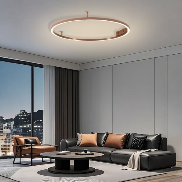 Immax NEO 07326-80C-LED Corp de iluminat de tavan dimabil FINO LED/55W/230V 80 cm Tuya aur roz + telecomandă