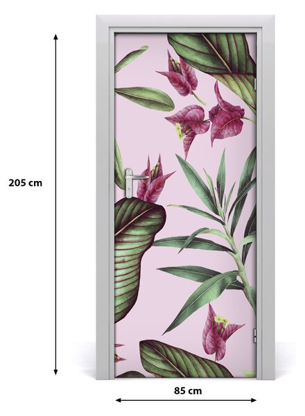 Autocolante pentru usi model Hawaii