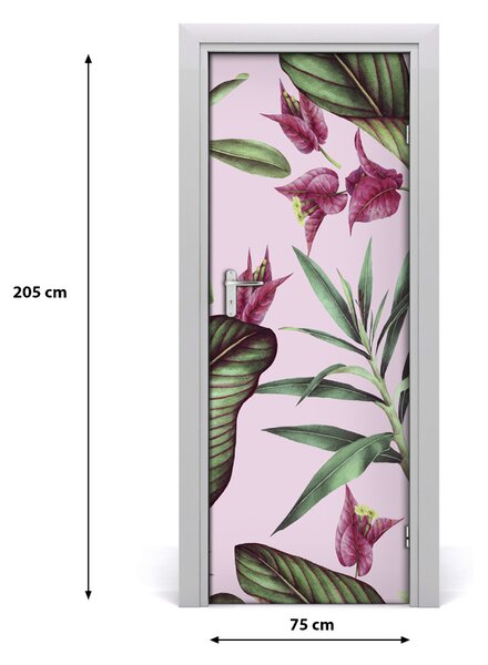 Autocolante pentru usi model Hawaii