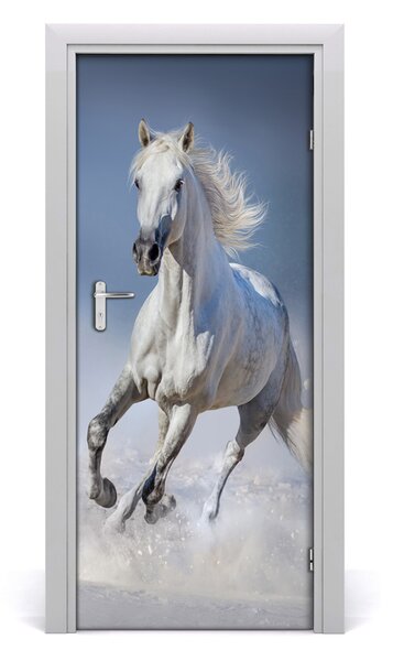 Autocolante pentru usi un cal în galop