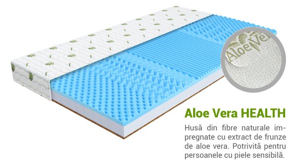 Saltea pentru copii din spumă Sonto cu cocos 120x60