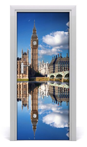 Autocolante pentru usi Ușă autoadeziv pe Big Ben, Londra