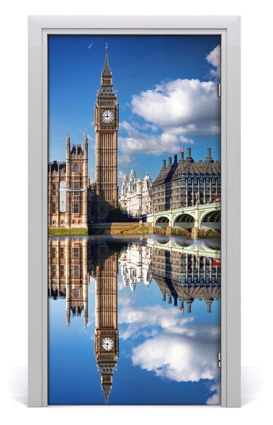 Autocolante pentru usi Ușă autoadeziv pe Big Ben, Londra