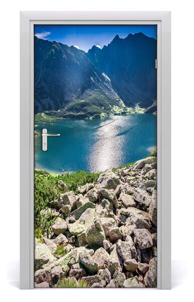 Autocolante pentru usi Negru iaz Tatry