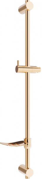 Tijă de duș Mexen DF 80 cm cu săpun, fără baterie, auriu roz, 79382-60