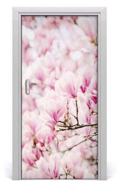 Autocolante pentru usi flori magnolia