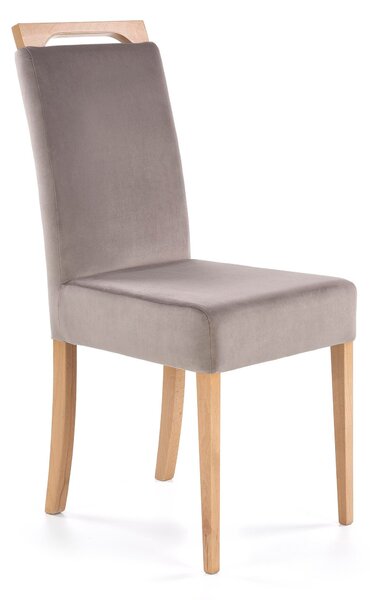 Scaun Houston 1055, Gri, Stejar Honey, 97x42x58cm, 6.3 kg, Mobilier deja asamblat, Lemn: Fag