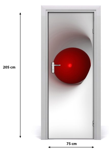 Autocolante pentru usi Abstracție mingii