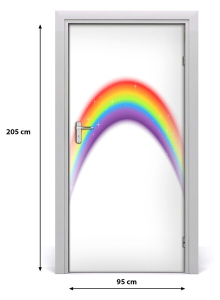 Autocolante pentru usi Rainbow de perete