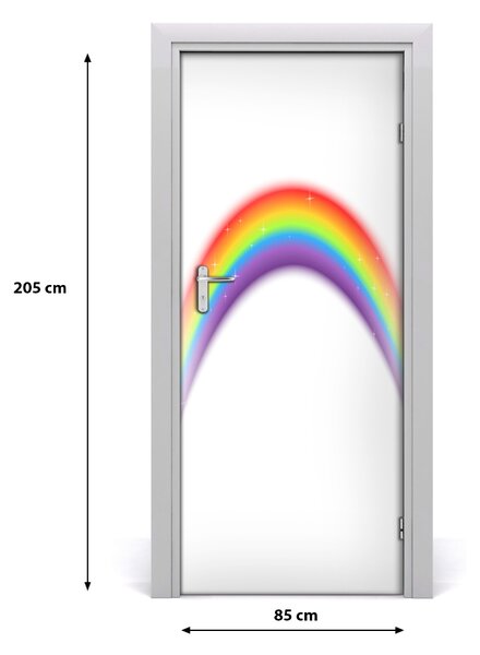 Autocolante pentru usi Rainbow de perete